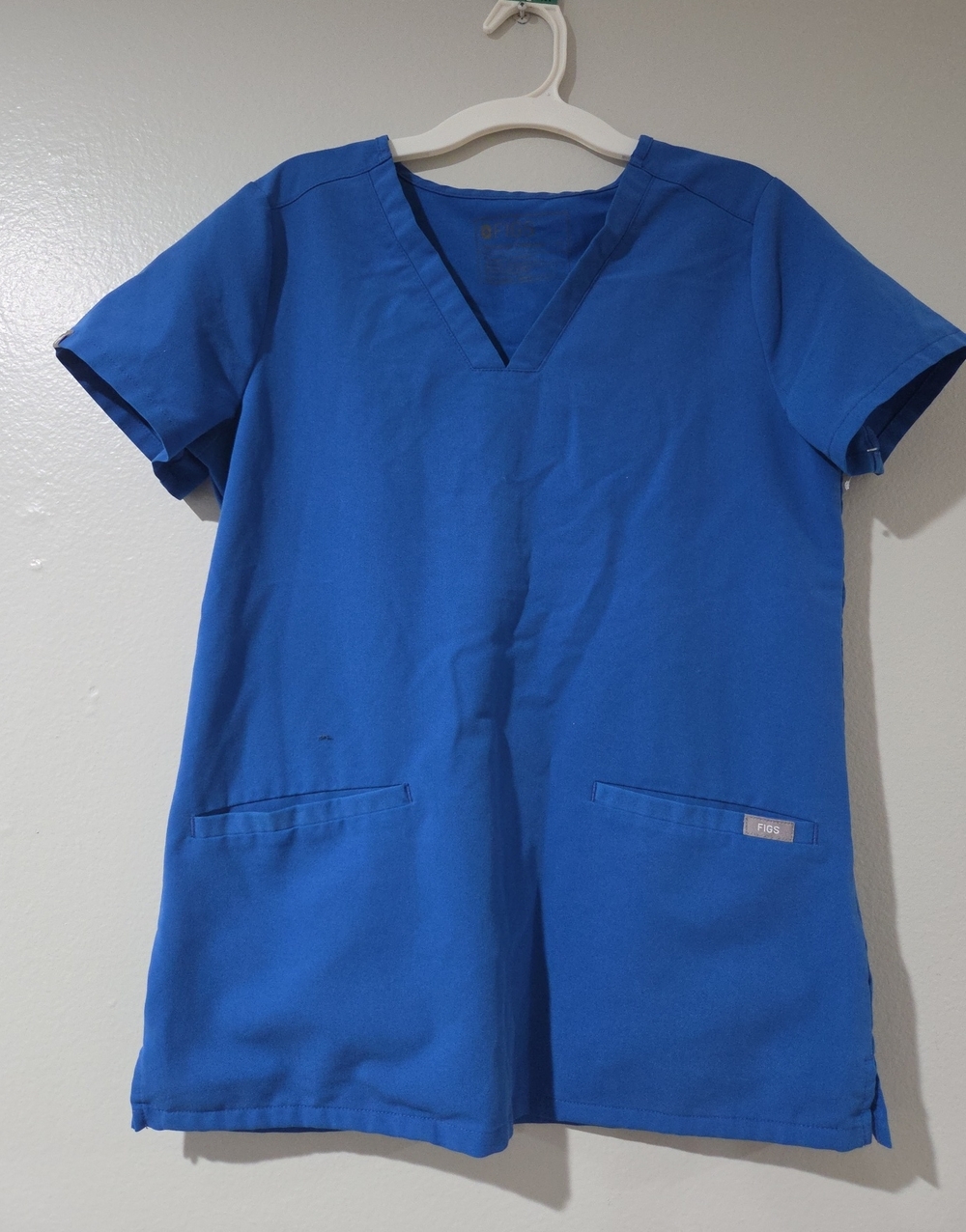 FIGS V Neck Scrub Top in Royal Blue